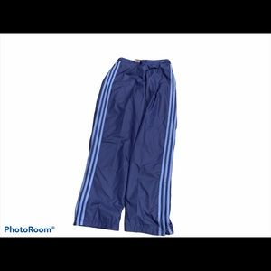 Adidas Womans Windbreaker Pants Purple/blue